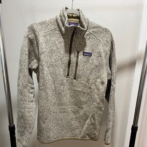 Patagonia Better Sweater 1/4-Zip Fleece Jacket Stonewash- Men's Small-Preowned